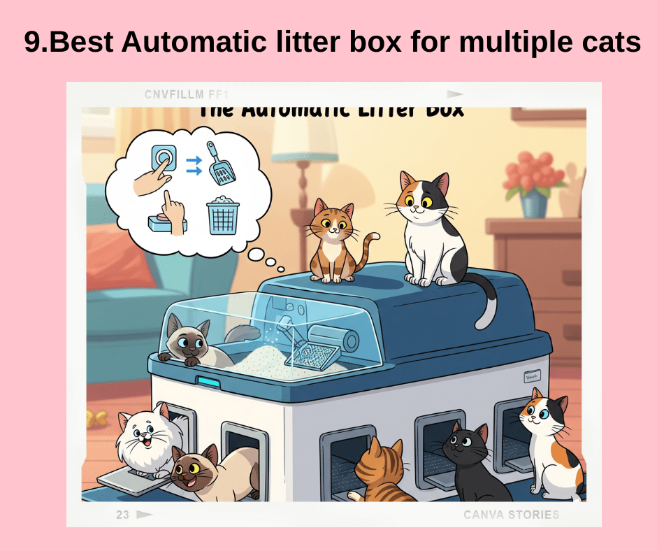 Best Automatic litter box for multiple cats.